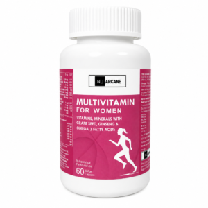 Multivitamin for Women, with Grape Seed, Ginseng and Omega 3 Fatty Acids, 60 Softgel Capsules